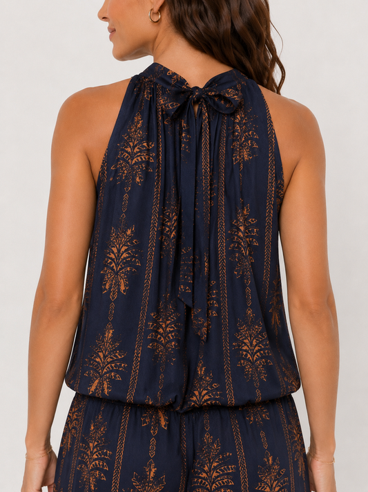 Elegante Palmprint Tweedelige Set