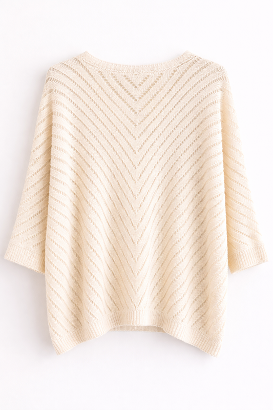 Boho Gebreide Blouse – Licht en Elegant