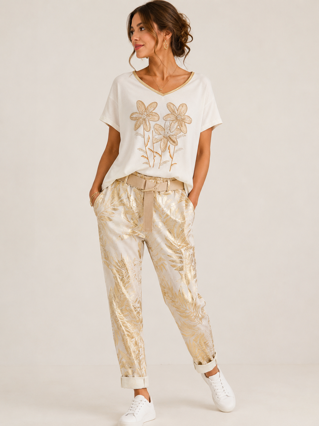 Isabella V-hals Top