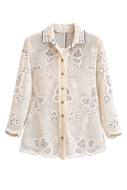 Designer Kant Blouse – Elegant & Tijdloos
