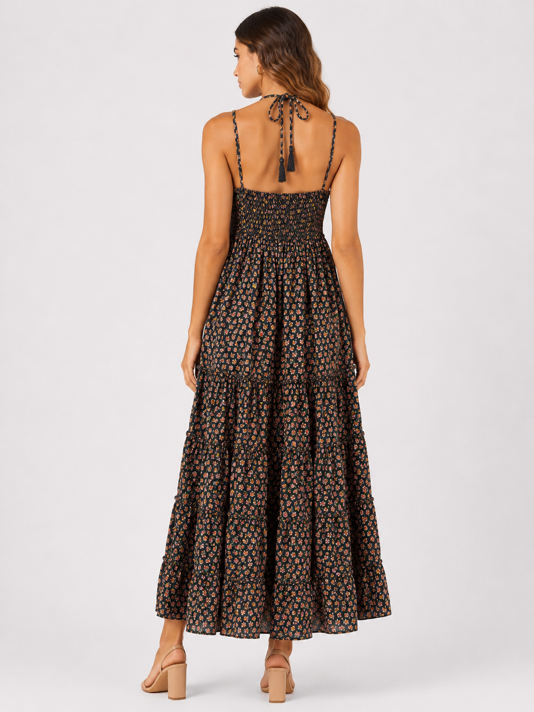 Isla Embroidered Boho Maxi Dress