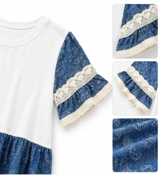 Chique Designer Top met Kant