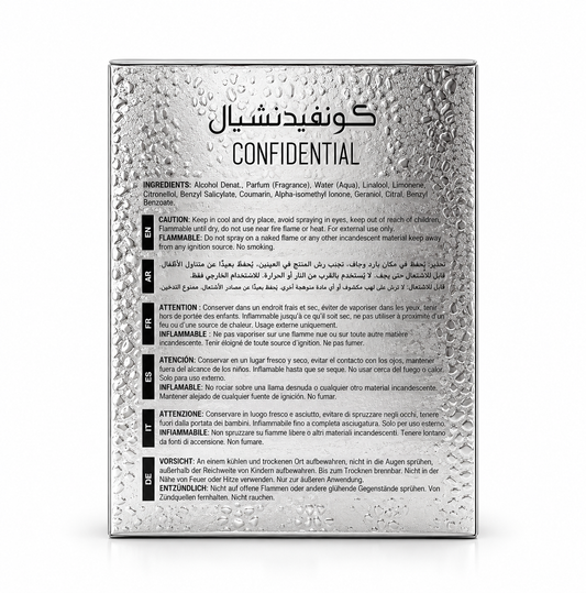 Lattafa Confidential Platinum Eau de Parfum – 100 ml – Made in U.A.E.