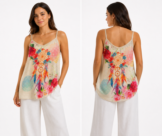 2-in-1 Reversible Top – Draagbaar aan Voor- én Achterkant