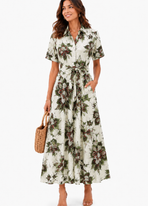 Florence Katoenen Blousejurk