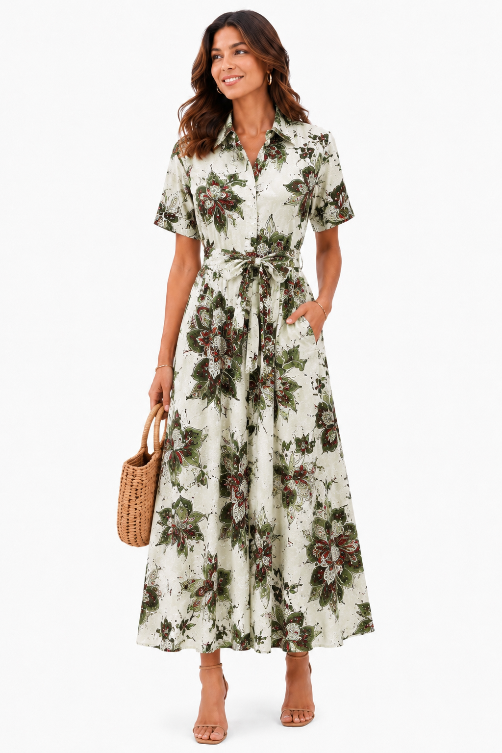 Florence Katoenen Blousejurk