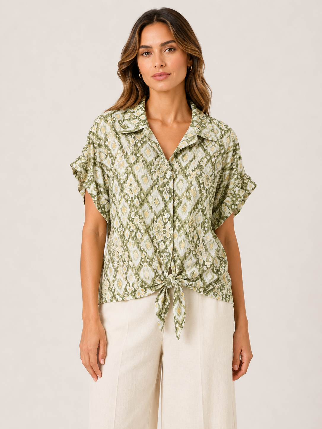 Mila Geometric Blouse