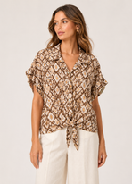 Mila Geometric Blouse