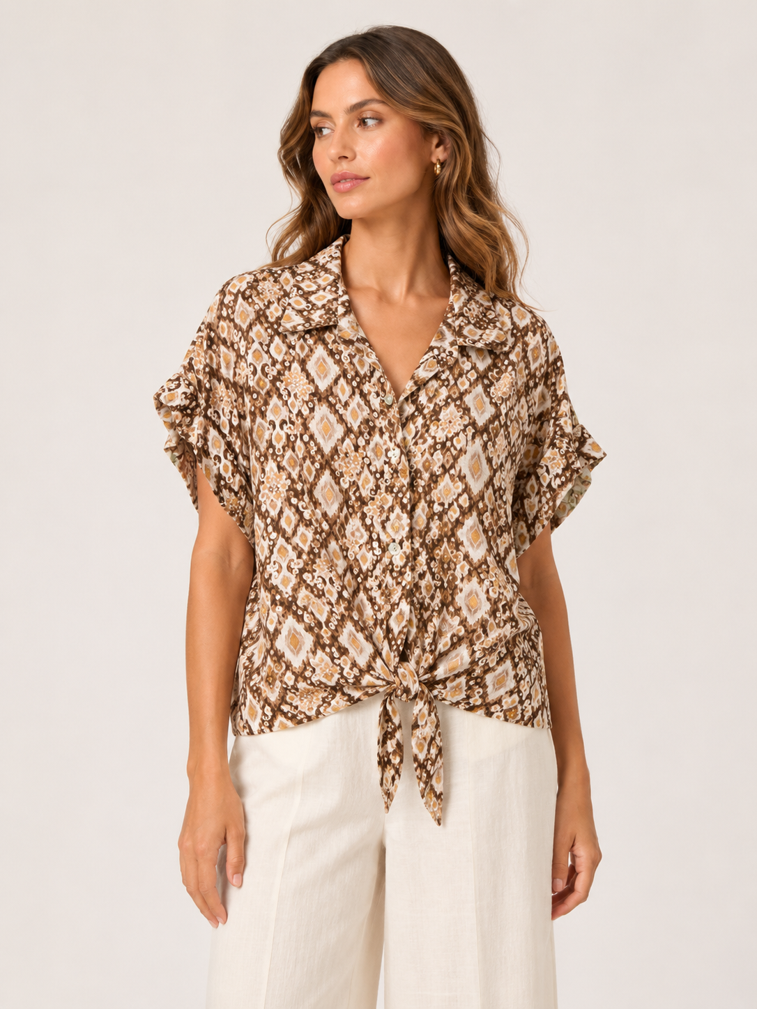 Mila Geometric Blouse