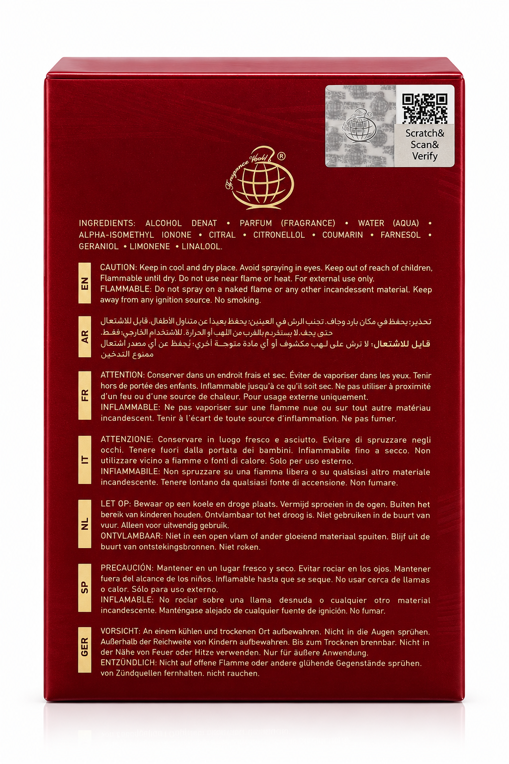 Scandant Homme by John Gustav – Eau de Parfum 100 ml – Made in UAE