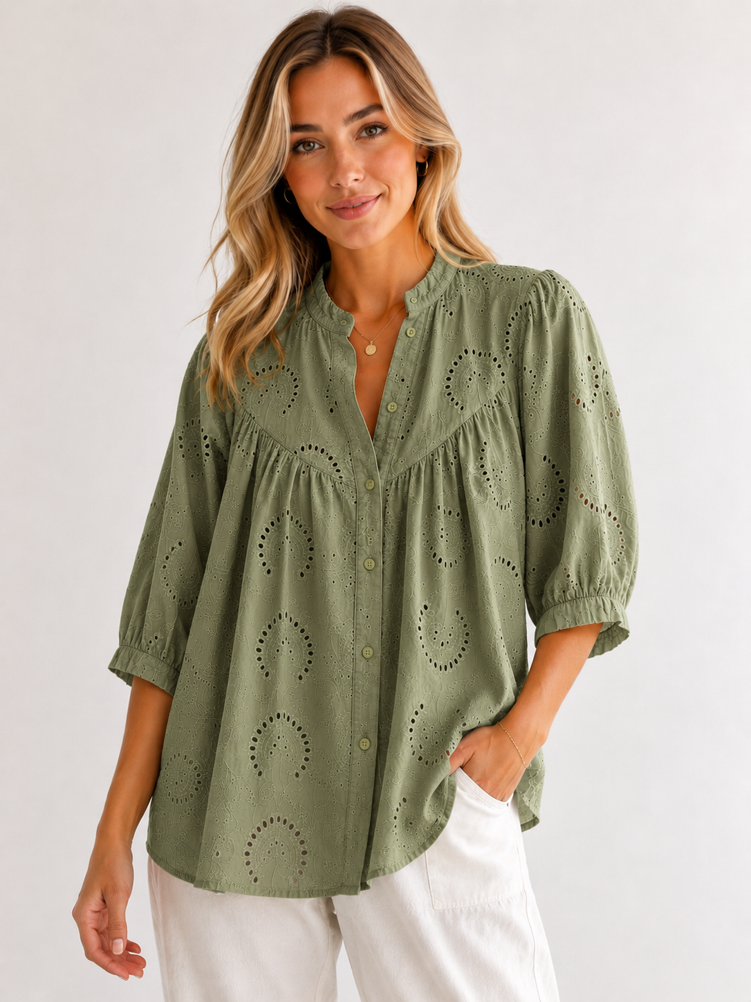 Elara Cotton Luxe Top