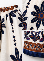 Wijde Zomer Broek met Print – Trendy & Elegant