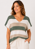 Rosalie Streepjes Top