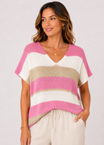 Rosalie Streepjes Top