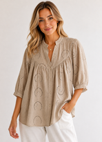 Elara Cotton Luxe Top