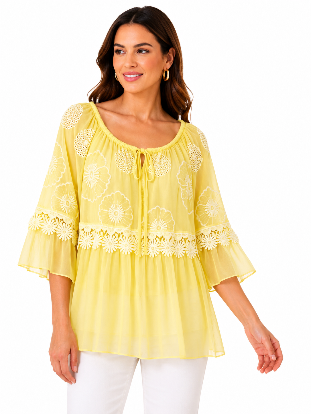 Bella Lace Detail Blouse