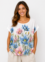 Luchtige Bloemen Top
