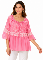 Bella Lace Detail Blouse