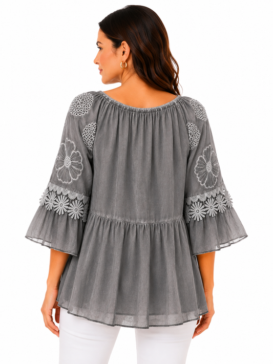 Bella Lace Detail Blouse