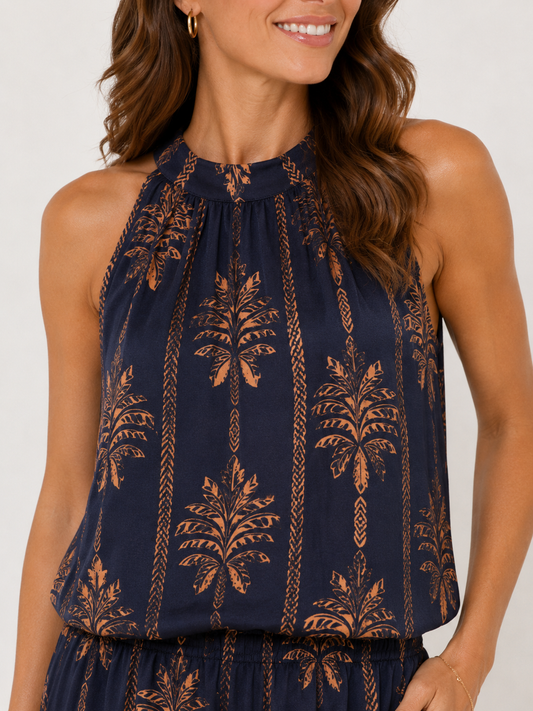 Elegante Palmprint Tweedelige Set