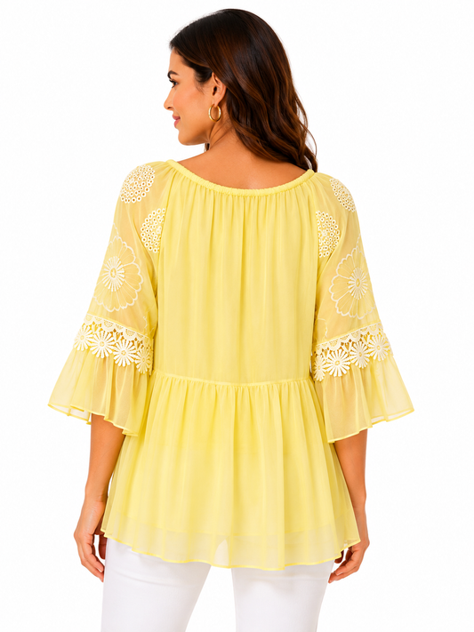 Bella Lace Detail Blouse