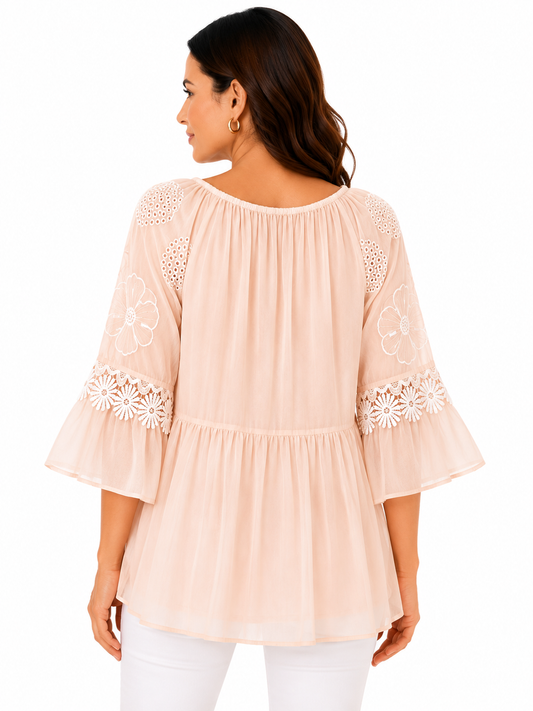 Bella Lace Detail Blouse