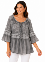 Bella Lace Detail Blouse