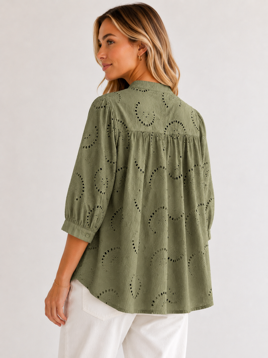 Elara Cotton Luxe Top