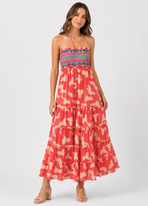 Isla Embroidered Boho Maxi Dress