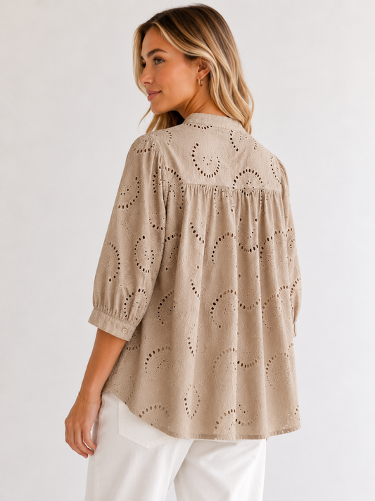 Elara Cotton Luxe Top