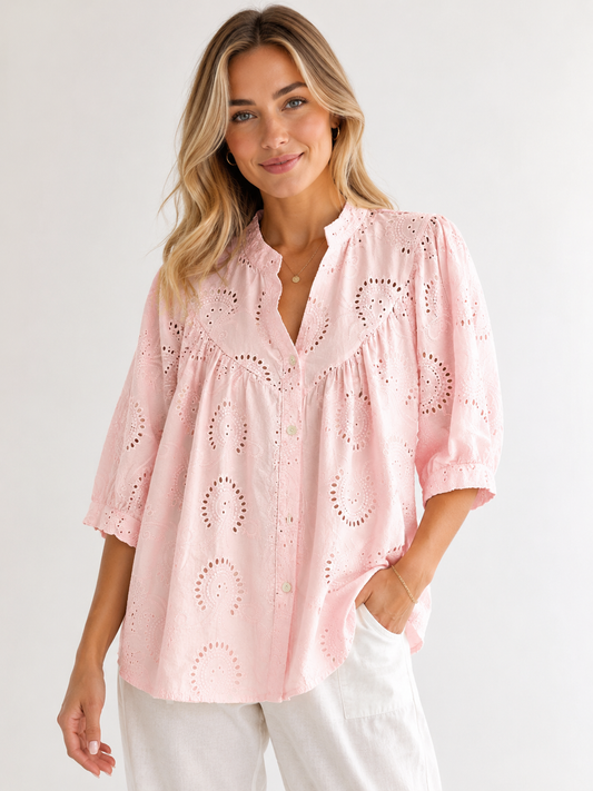 Elara Cotton Luxe Top