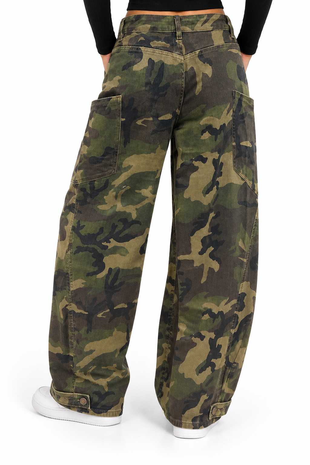 Nova Military Print Cargo Pants.