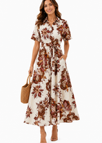Florence Katoenen Blousejurk
