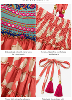 Isla Embroidered Boho Maxi Dress