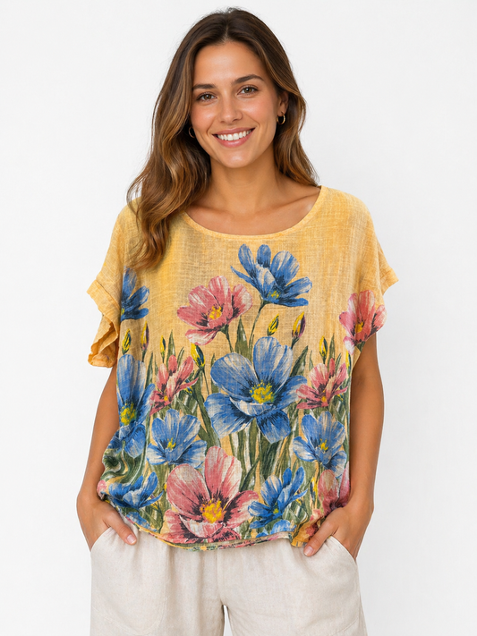 Luchtige Bloemen Top