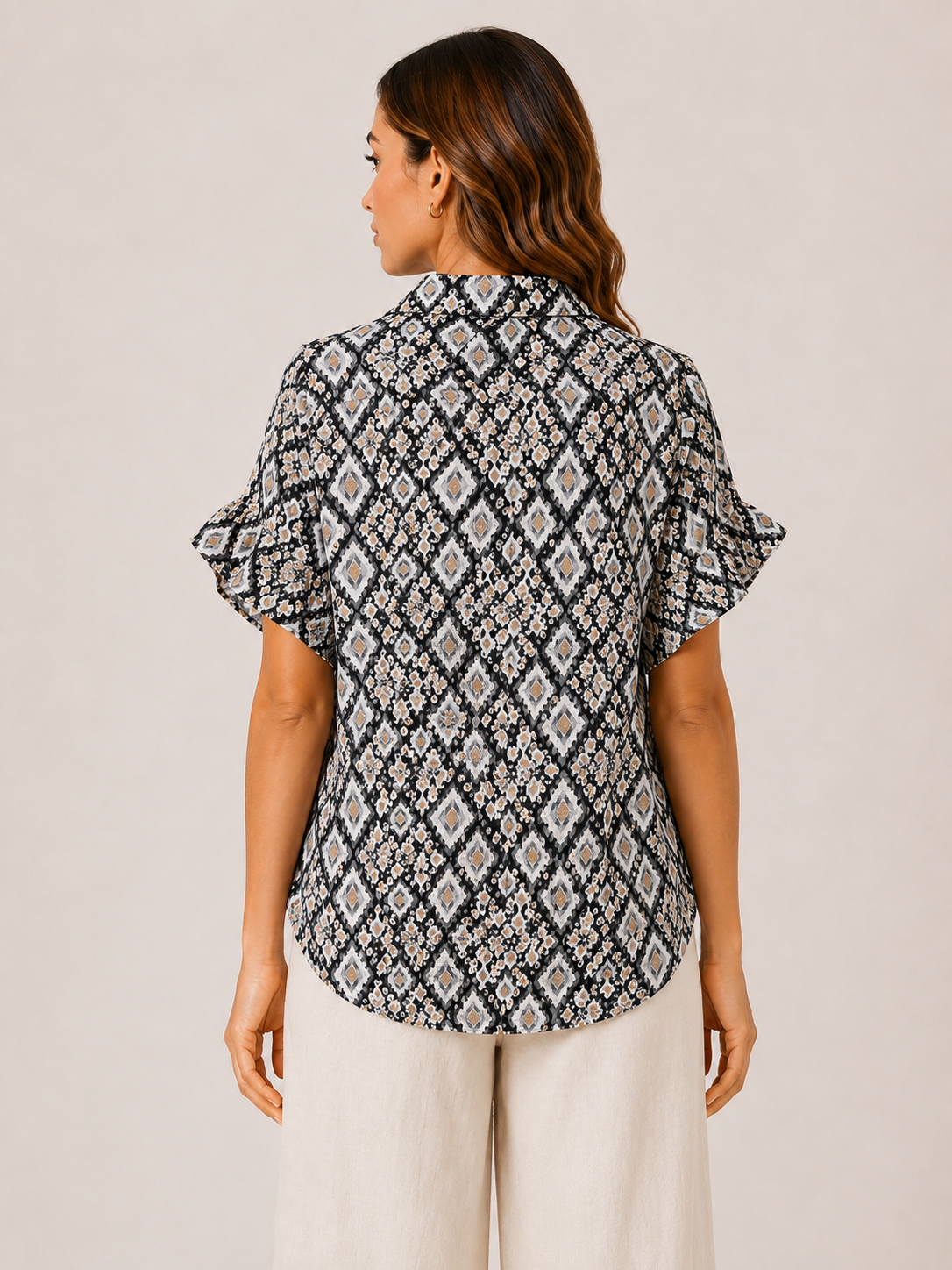 Mila Geometric Blouse