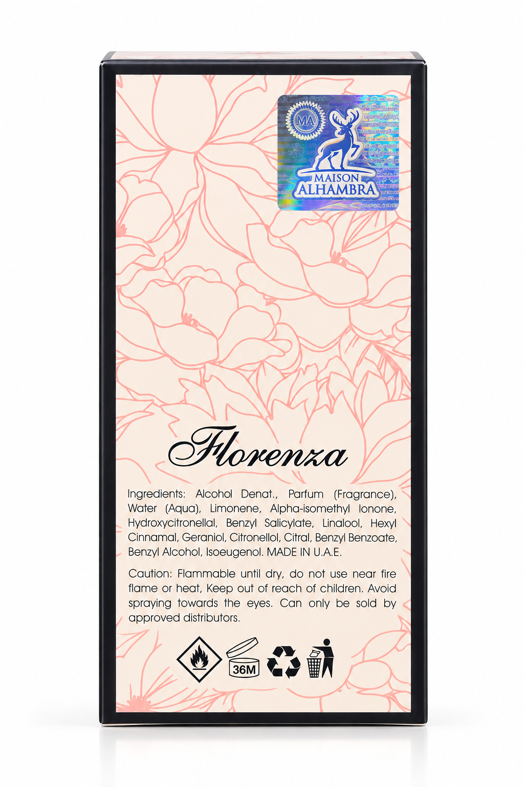 Maison Alhambra Florenza Eau de Parfum – Elegante Unisex Geur – Made in U.A.E.
