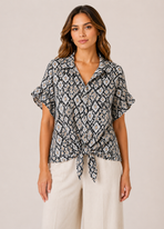 Mila Geometric Blouse