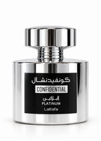 Lattafa Confidential Platinum Eau de Parfum – 100 ml – Made in U.A.E.