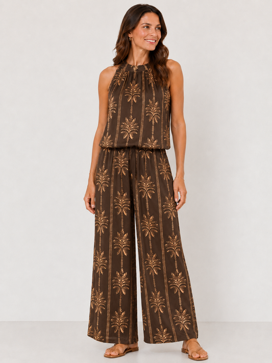 Elegante Palmprint Tweedelige Set