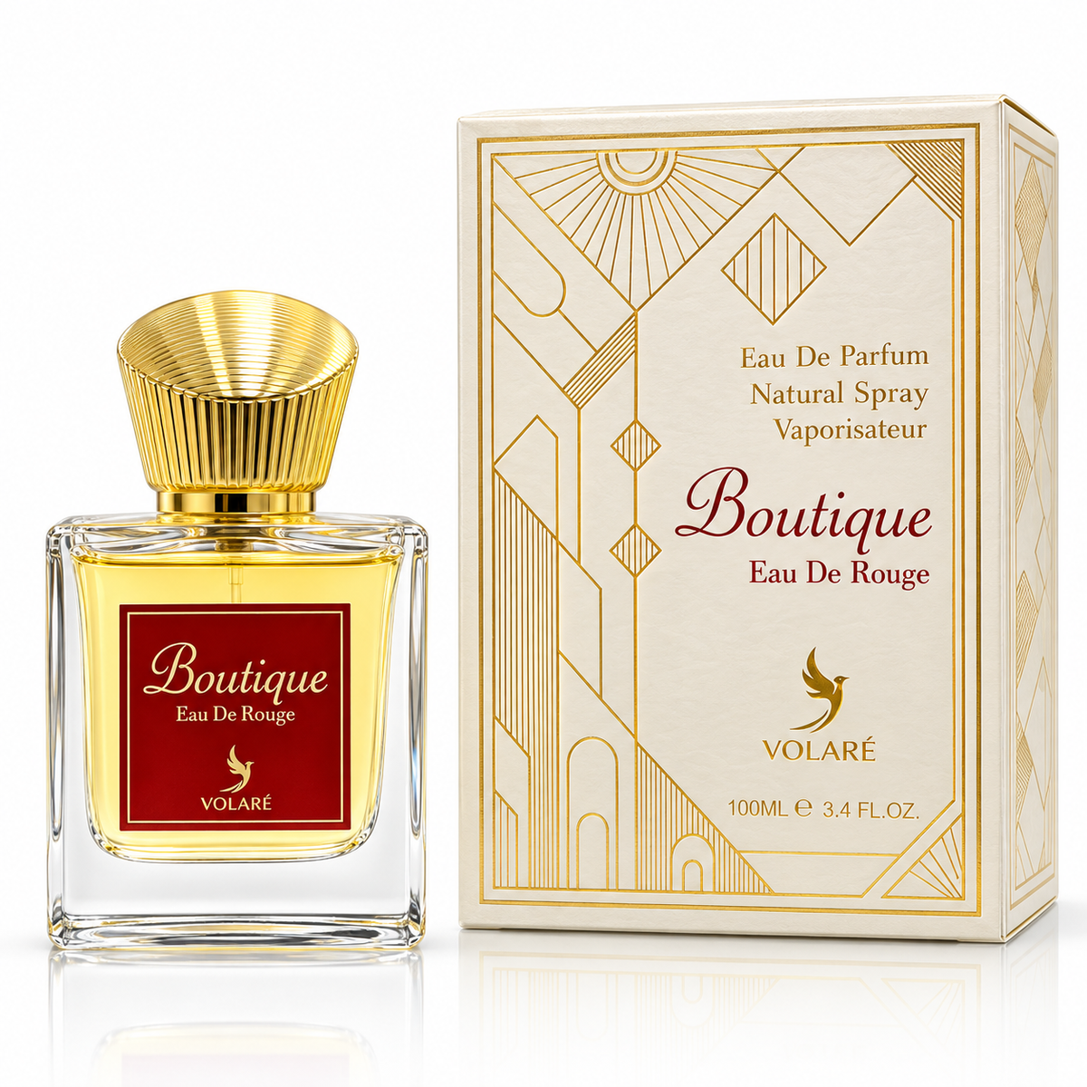 Volaré Boutique Eau De Rouge Eau de Parfum – 100 ml – Made in U.A.E.
