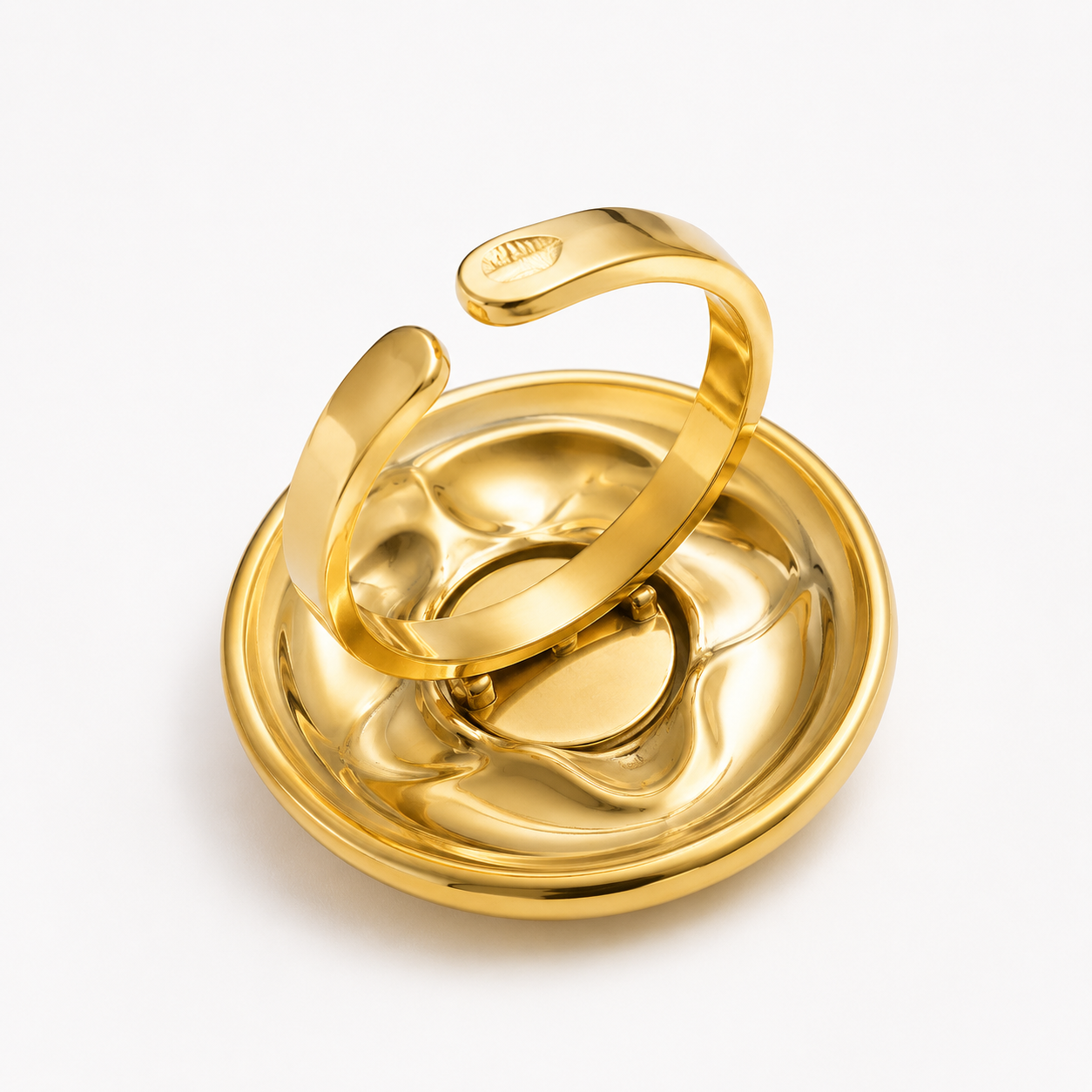 Sunburst Gold Statement Ring