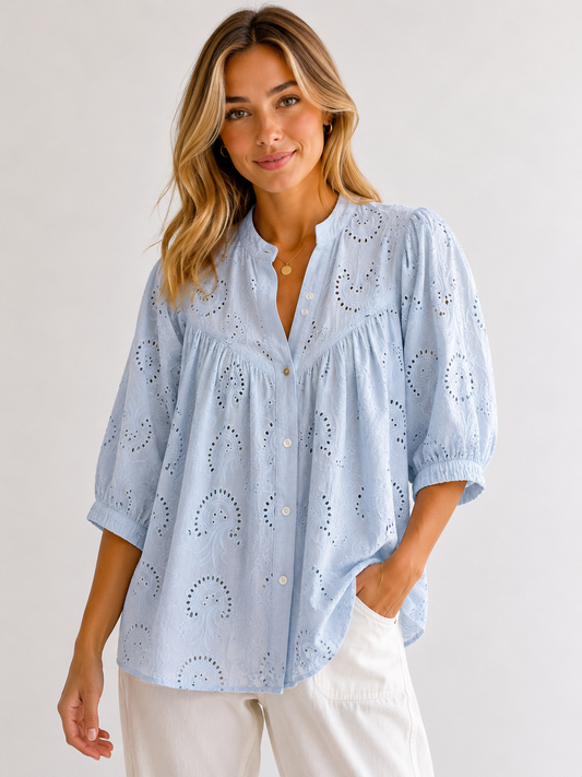 Elara Cotton Luxe Top