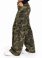 Nova Military Print Cargo Pants.