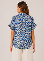 Mila Geometric Blouse