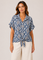 Mila Geometric Blouse
