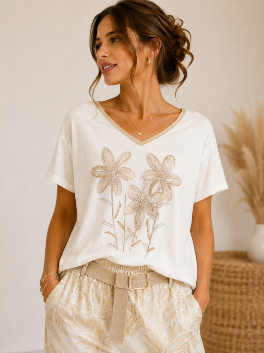 Isabella V-hals Top