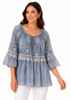 Bella Lace Detail Blouse