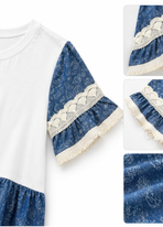 Chique Designer Top met Kant