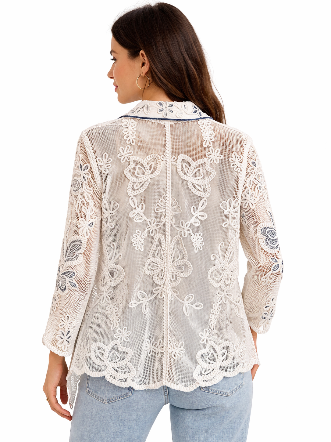 Designer Kant Blouse – Elegant & Tijdloos